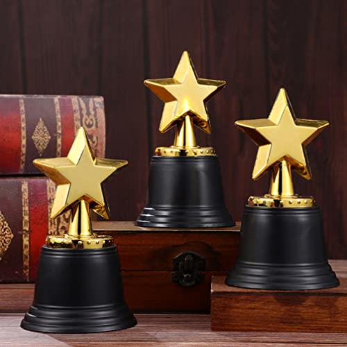 NUOBESTY 10pcs Star Award Trophies Star Trophy for Small Awards Trophies Models Awards Trophies for