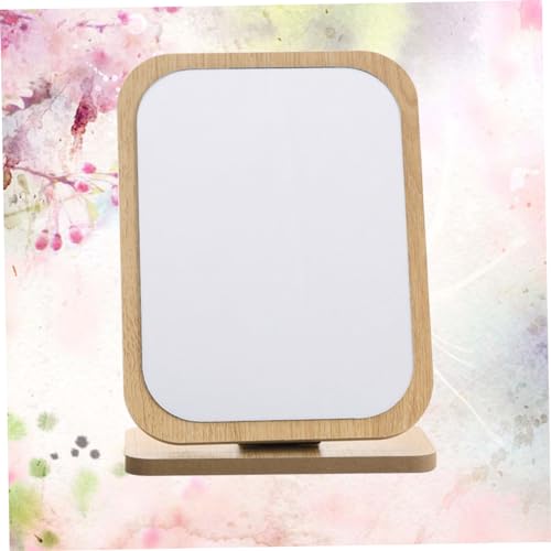 Espejo Retro Plegable de Madera para Maquillaje miniatura 4