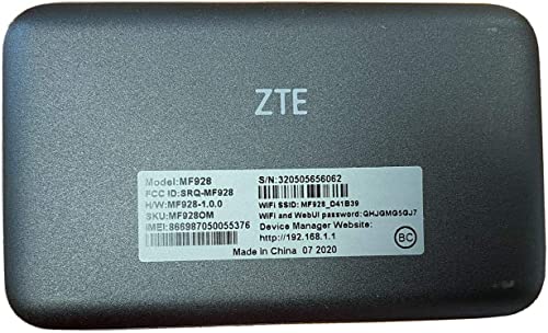 Zte Zmax Connect Mobile Hotspot 4G Lte,Connect Up To 10 Devices,Create Wlan Anywhere,Unlocked To Use Any Sim Card-Contact Your Carrier For Data Plan,Black #TOP5