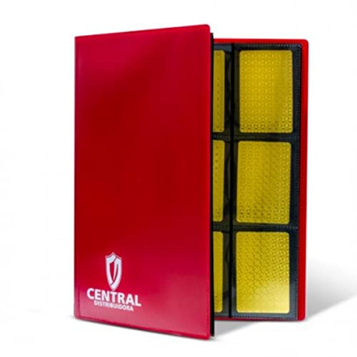 Fichário Para Card Game Central Vermelho