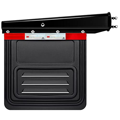 Reflective Strip With 3M Tape For Truck & Trailer With Mudflap Hanger - 2Pcs 1 Pair (Straight) #TOP2