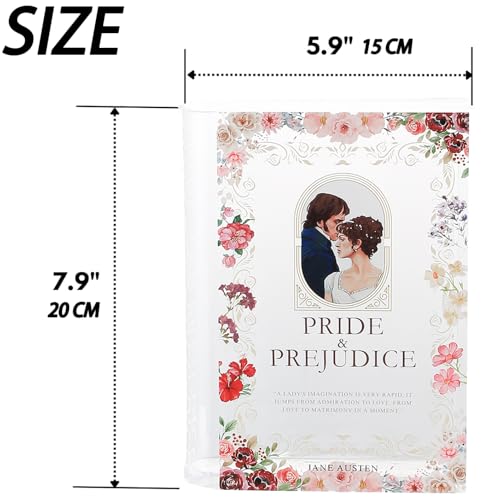 KRYSTHIA Book Vase for Flowers, Acrylic Book Vase, Book Shaped Vases for Tulips, Unique Vases for Home Decor, Modern Book Lover Gift for Office, Living Room, Bedroom, Bookshelf, Dining Table - Image 6