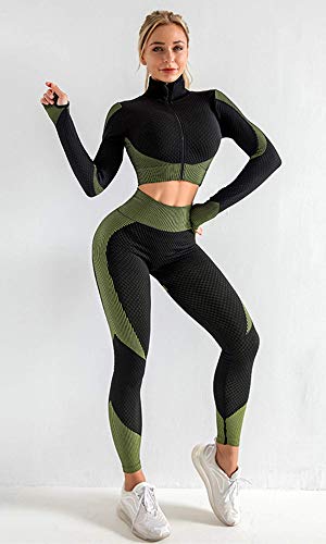 image for MORPHO HELENA Workout Sets for Women Seamless High Waist Yoga Leggings