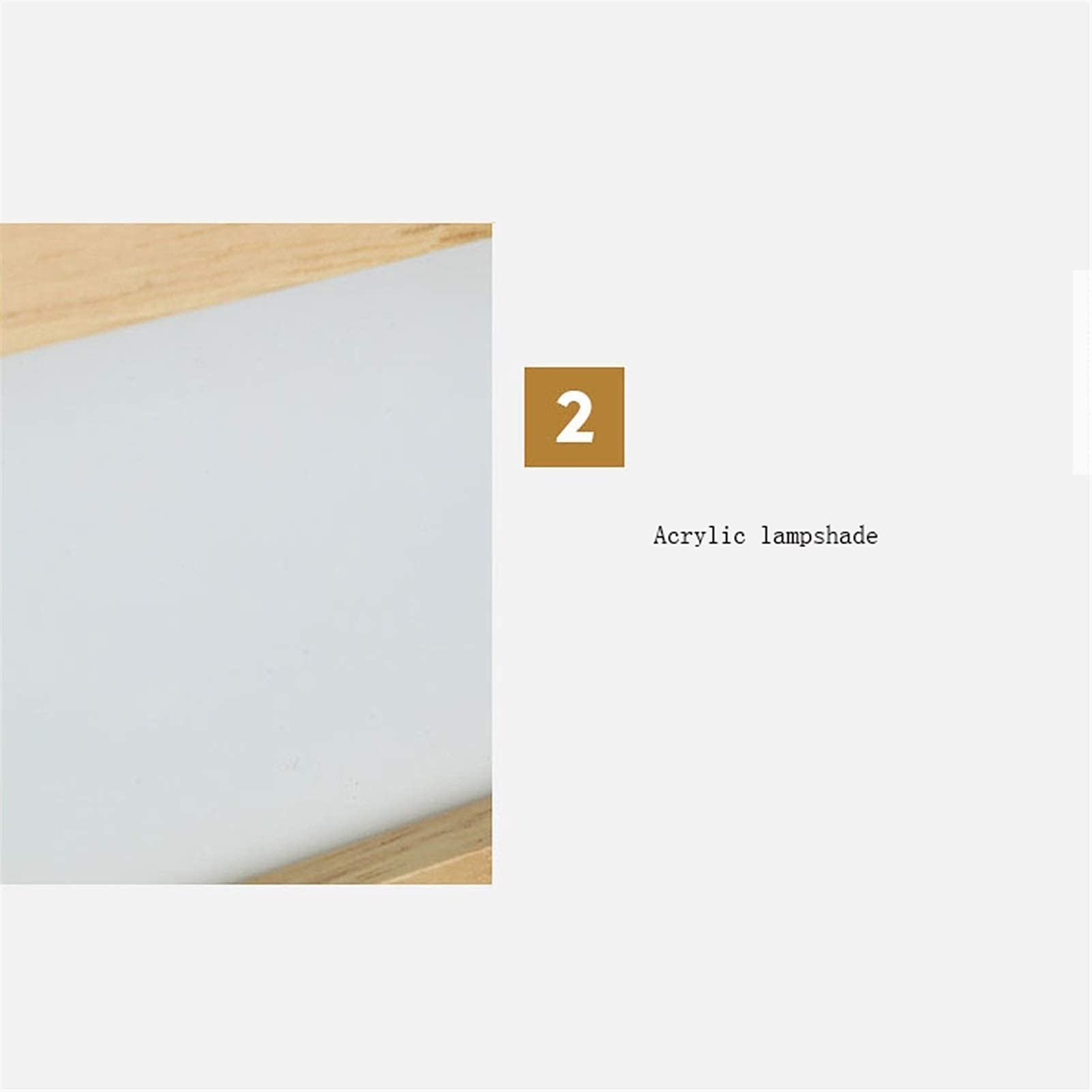 Spiegelleuchte, verstellbar, 3 Farben, LED-Spiegelleuchte, Holzspiegel-Frontleuchte, Badezimmerbeleuchtung über dem Spiegel, Ankleidezimmer (Größe: 63 cm), Badezimmerdekor-Wandlampe, Wandleuchten