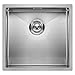 Produktbild Mizzo Küchenspüle Linea - Küche Edelstahlspüle - 40-40 cm Spülbecken Edelstahl - Einfache Installation Flächenbündig & Unterbau - Satin Edelstahl Spülbecken - Spülbecken Küche Edelstahl