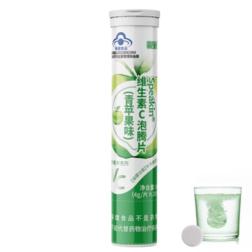 20 Waterdrop Drops Würfel mit Fruchtigem Apfel Geschmack,Zucker- und Kalorienarmer,mit Echten Frucht- und Pflanzenextrakten,Vegan