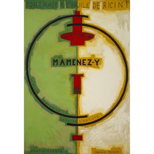 Francis Picabia M'Amenez-y impression sur toile roulée 61x45,7 cm ARTICULOZY