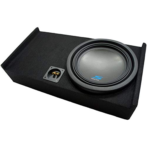 American Sound Connection FTB1X12-09CREW Compatible with Ford F-150 Super Cab Truck 09-14 Custom Single 12
