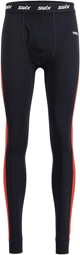 Swix Mens Winter Sports Cross Country Skiing Training Tight Fit Triac Race X Body W Thermal Baselayer Pants