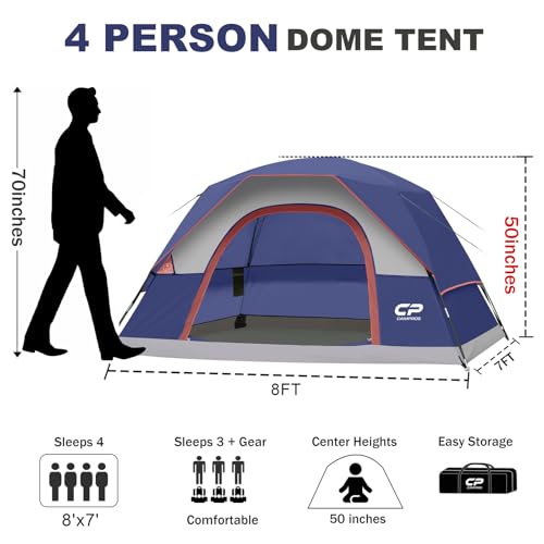 CAMPROS CP CP-8750 4 Person Tent の商品画像 1