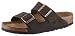 Produktbild BIRKENSTOCK Arizona donkerbraun suède zacht voetbed regular sandalen uni Größe 45