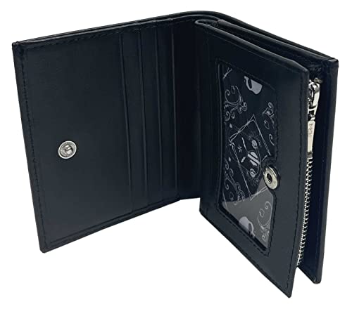 Harley-Davidson Women's Metallic Harley Babe B&S Genuine Leather Wallet - Black2