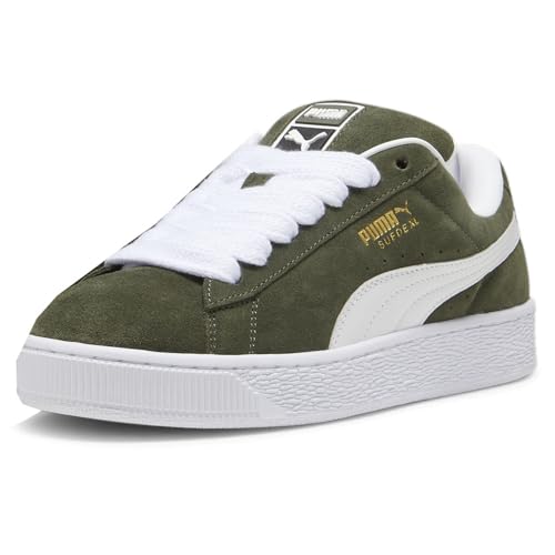 PUMA Mens Suede XL Lace Up Sneakers Shoes Casual - Green2