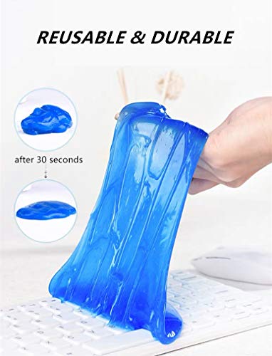 Cleaning Gel 160G, Dust Cleaning Mud for Car, Car Accessories, Keyboard Printers Cameras PC Tablet Laptop Airpods Case Cleaner - Thumbnail 3