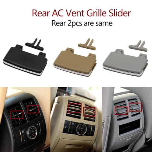 Grille ventilation climatisation W164 clip curseur aération Benz ML GL - 5