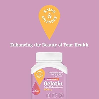 21st Century Gelatin 600mg, 100 Capsules