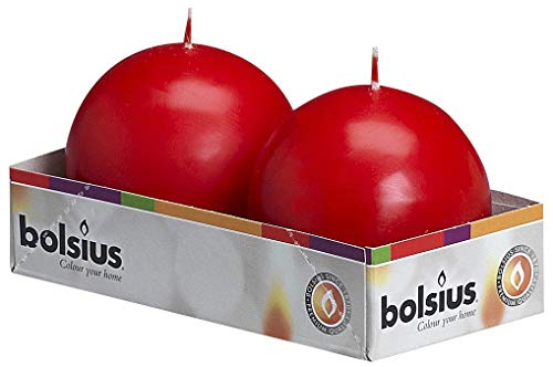 Preisvergleich Produktbild E563294 Kugelkerze 70mm, 2er Pack