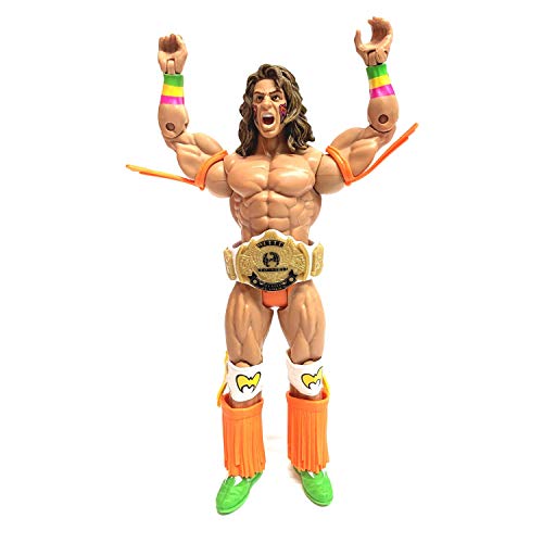 WWE Basic Series Then Now Forever Ultimate Warrior Exclusive Action Figure (with Heavyweight Championship Belt)