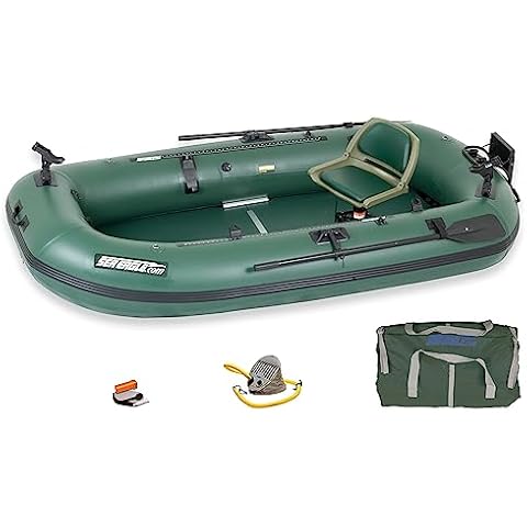 Sea Eagle Stealth Stalker STS10 Frameless Fishing Boat, Green Cover