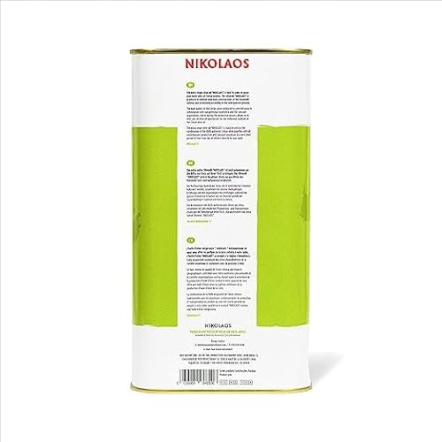 Olivenöl 3 Liter aus Kreta-Griechenland " Nikolaos " Premium Qualität 0,3% / Kaltgepresst, Extra Vergine - Extra Nativ " Super frisch - Reich an Polyphenolen // MHD: 11.04.2025