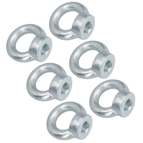 Écrous à œillet de levage femelle zingués 30 mm avec filetage usiné
