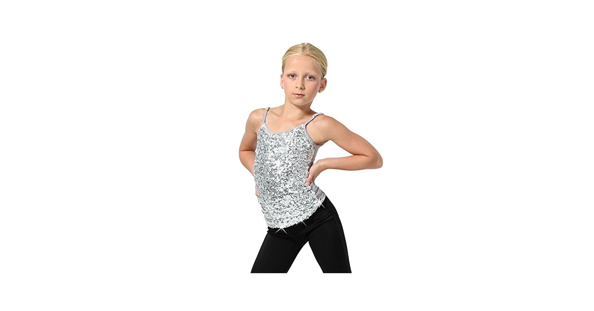 Amazon.com: Sparkly Sequin Tank Top Camisole Adjustable