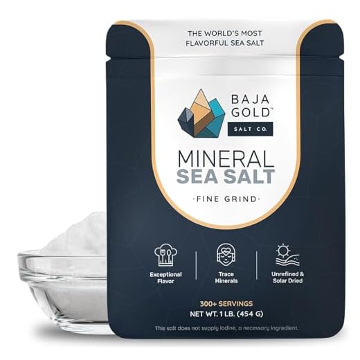 Baja Gold Mineral Sea Salt for Cooking