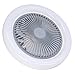 YWBL-WH E27 Lampada con Ventilatore da Soffitto 30W Lampada LED Silenziosa Regolabile con Ventilatore 85V‑265V per Camera dei Bambini Camera da Letto