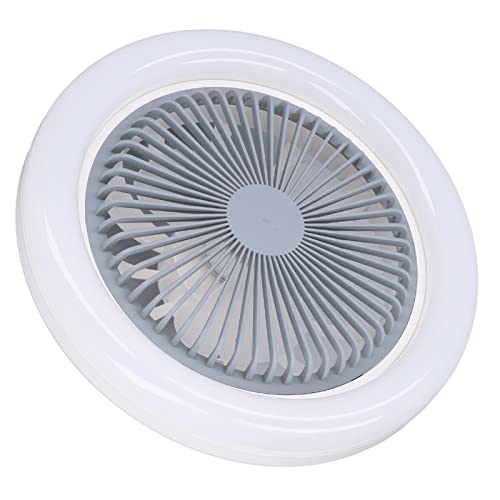 fansheng 9.8In 30W 2400Lumen Ventilador de Techo con Luz Led Inteligente Ajustable para El Hogar, Dormitorio, Sala de Estar, Garaje, Dog Roome, Ventilador de Araña Silencioso, E27