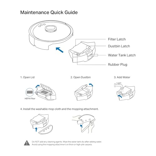 Image of Tapo Robot Vacuum 2-in-1 Dustbin & Water Tank, Compatible with RV30 Max Plus, RV30 Max, RV20 Max Plus, RV20 Max