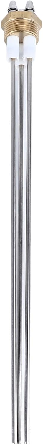Water Level Sensor Probe, PTFE Brass Stainless Steel Boiler Water Level Probe Sensor Gauge Electrode Rod 3 Pin