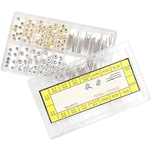 Watch Stem Extender and Crown Replacement, Watch Parts Repair Kit with Storage Box for Band Replacement