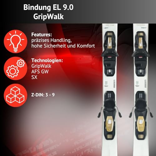 Elan Primetime No 2 W Women's Ski Alpine Ski, 165 cm, Allmountain Rocker with EL9.0 GW Z3-9 Binding, All-Round Carver, Suitable for Good Skiers - Image 6