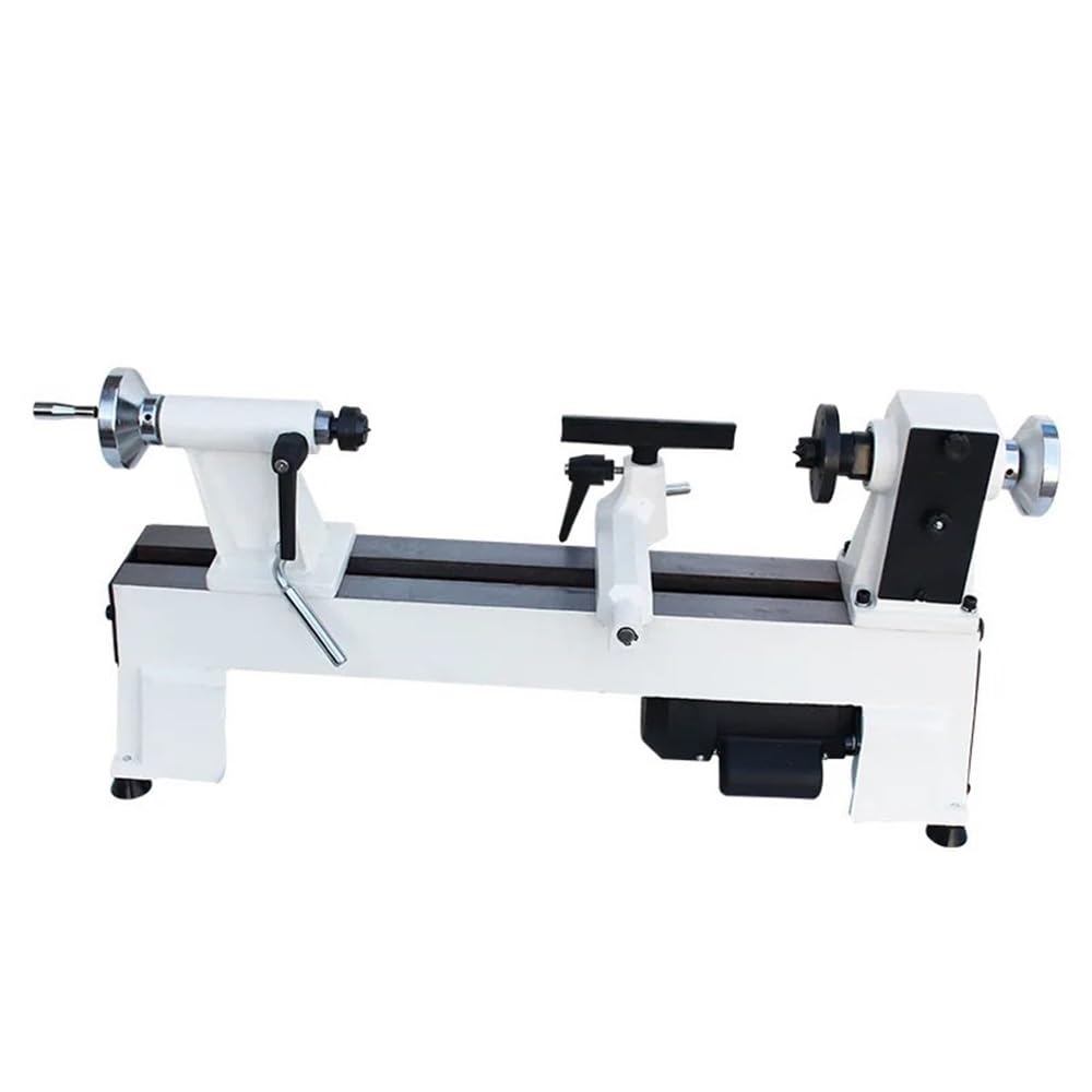 Torno de carpintería, torno en miniatura multifuncional for el hogar, máquina de hilado de madera, torno pequeño de cuentas