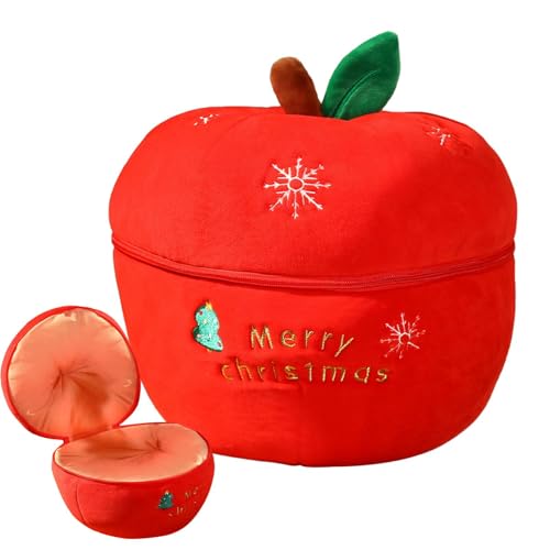 Peluche de Noël contre le stress avec un oreiller en peluche aux fruits