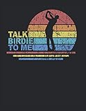  Golf Player Golfing Retro Graphic Pattern Talk Birdie to Me Golfer: Puzzle Book - Funny Golf Love Ball Sport Sport, Retro Gift Idea - A4 (8, 5x11) - ... Note, Book, Sketch, Planner, Birthday, Say