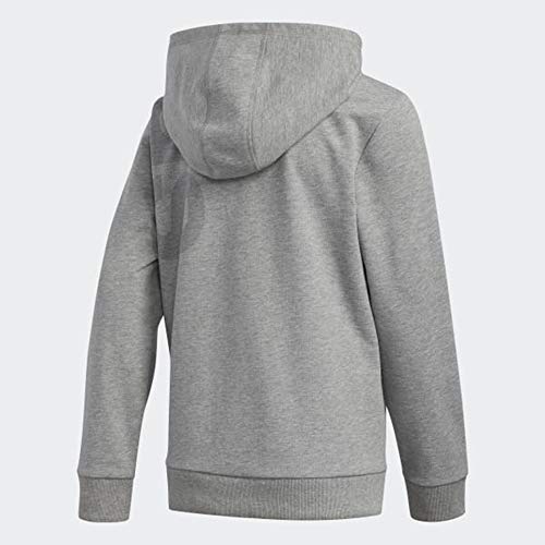 adidas Big Boys French Terry Logo Hoodie (Medium Grey Heather, Medium)2