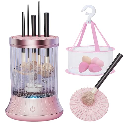 Electric Makeup Brush Cleaner- 7000 RPM USB Automatic Makeup Brush Cleaner Machine Set for Makeup Brush and Sponges