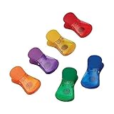 Farberware Classic Wide Bag Clips (Assorted Colors, Set of 6)