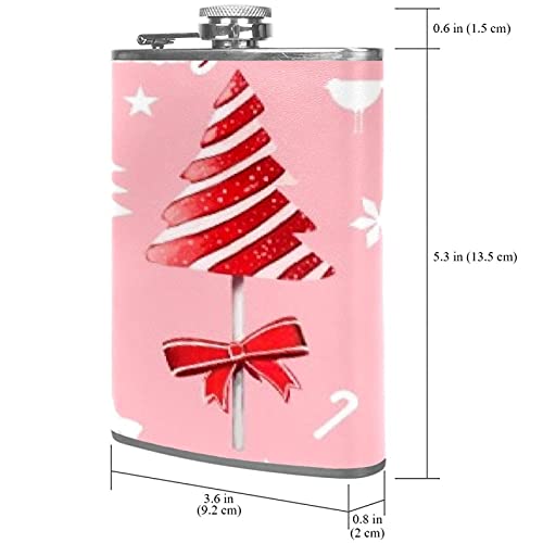 Heupfles voor drank met trechter voor kamperen vissen BBQ kerstfeest bar drinkers Pocket wijnfles kerstboom - Image 8