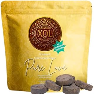 Ceremonial Cacao – Unsweetened Whole-Bean & Untempered, Low-Temperature Processed – Small-Batch Artisan Cacao for Energy, Clarity & Flow – 1 lb | XOL Pure Love