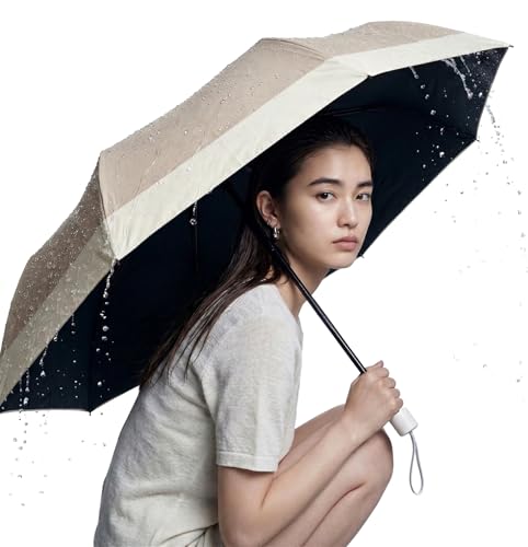 日傘 極軽量150g【耐風撥水×晴雨兼用】uvカット 100 UPF50+ 折りたたみ傘 小型 折り畳み傘 6本骨 収納ポーチ付き 完全遮光 折りたたみ バイカラー 紫外線遮断 遮熱 遮光 日焼け防止 レディース メンズ 男女兼用 コンパクト 携帯便利 ギフト プレゼント（Amazon）