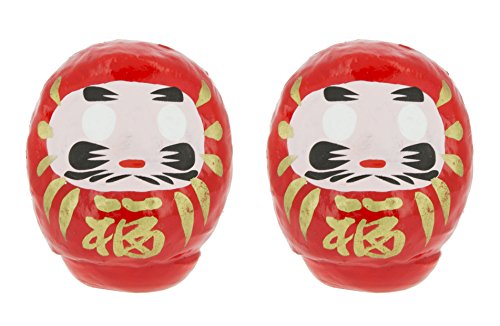 Tierra Zen Set di 2 Darume della Fortuna, misura