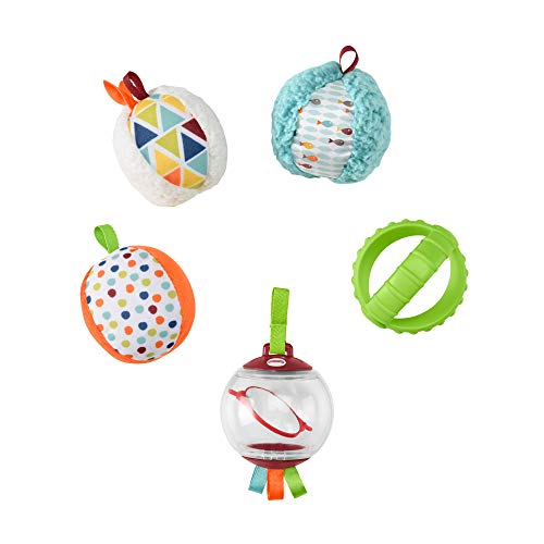 Fisher-Price Jouet Enfant FXC32 balles d'éveil sensorielles pour bébé dès 3 mois