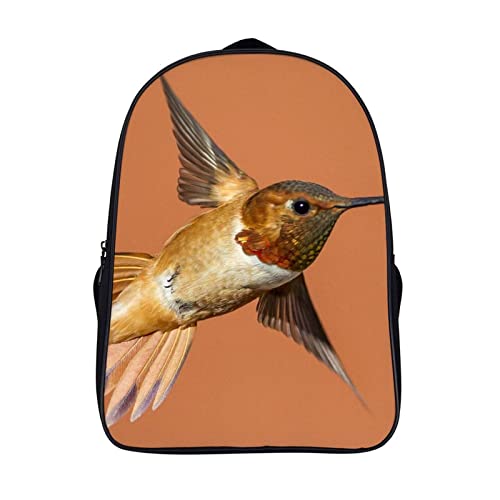 Sac à dos d'école colibri grand compartiment - Cartable unisexe contre la fatigue des épaules