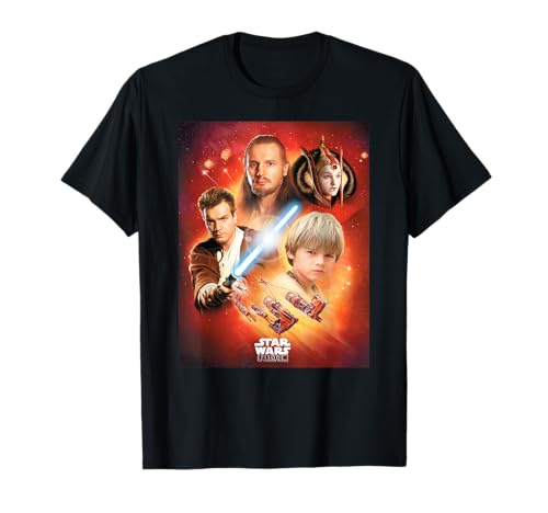 Star Wars Phantom Menace cadeau idéal t-shirt de collection pour adulte