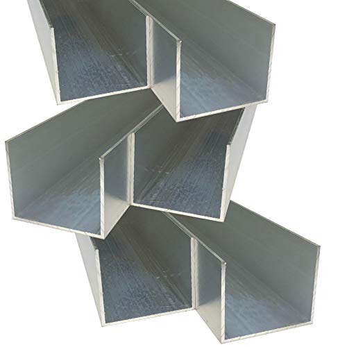 ALU - U - Profil 20 x 20 x 20 x 2mm Alinox (€/lfm) | GLASON ALU - U - Profil 20 x 20 x 20 x 2mm Alinox (€/lfm) | GLASON