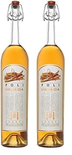 Poli, Grappa Liquirizia - 500 ml (Confezione da 2)