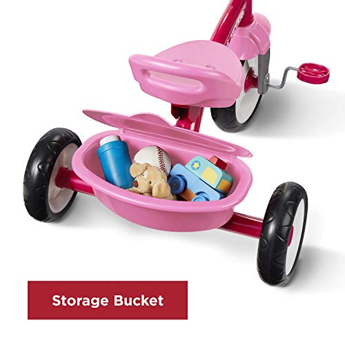 Radio Flyer Pink Rider Trike, Outdoor Toddler Tricycle, Tricycle For Toddlers Age 3-5 (Amazon Exclusive), Toddler Bike #TOP3