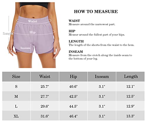 Hkjievshop 2 Pack Athletic Shorts For Women, Quick Dry Running Shorts With Pockets High Waisted Workout Gym Sports Shorts #TOP4